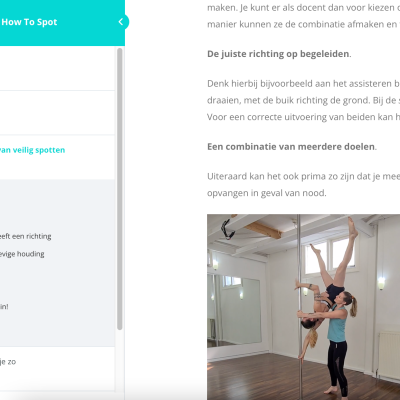 Instructor Boost How To Spot paaldans docenten training