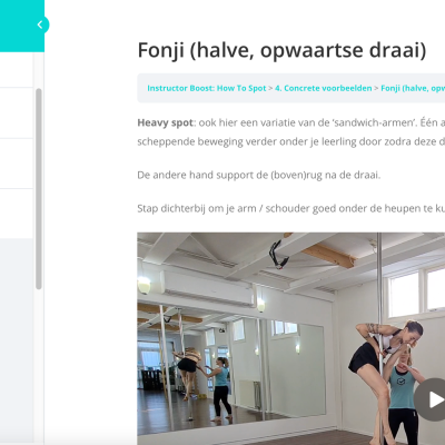 Instructor Boost How To Spot paaldans docenten training